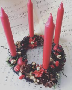 Candle wreath traditional